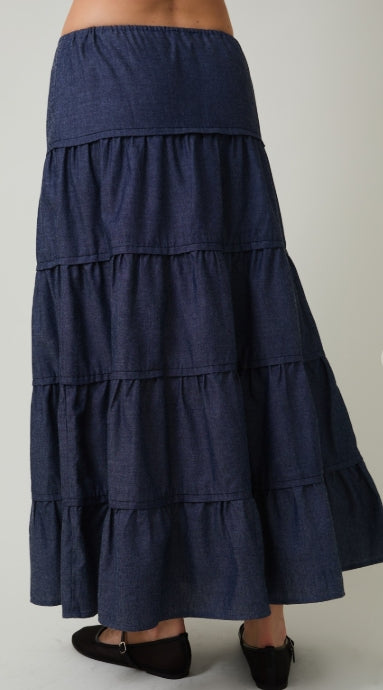 The Willow Tiered Maxi Skirt