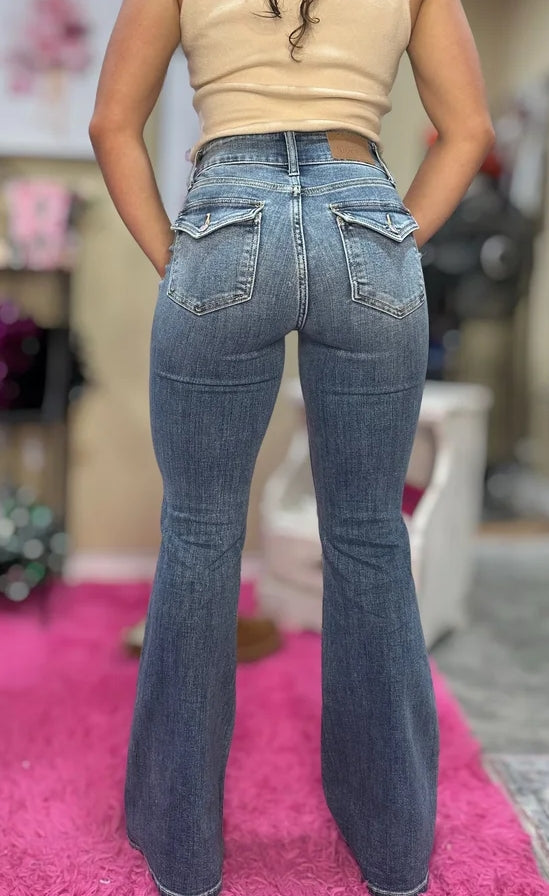 JB Double or Nothing High Waisted Flare Jeans