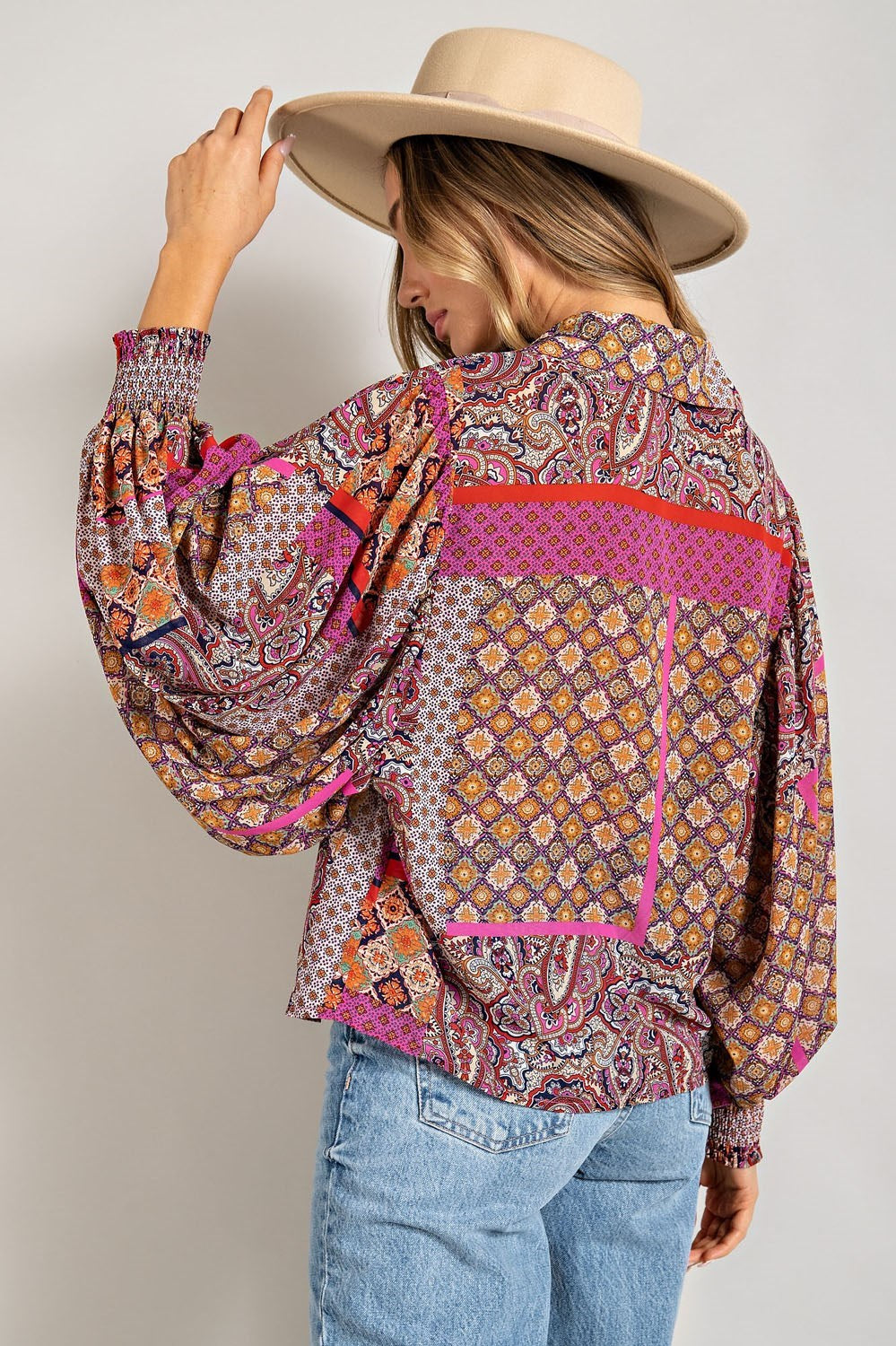 The Wild Mosaic Blouse
