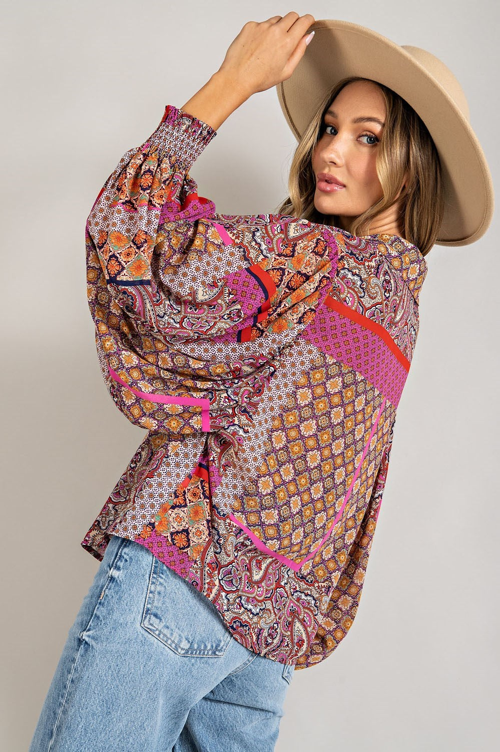 The Wild Mosaic Blouse