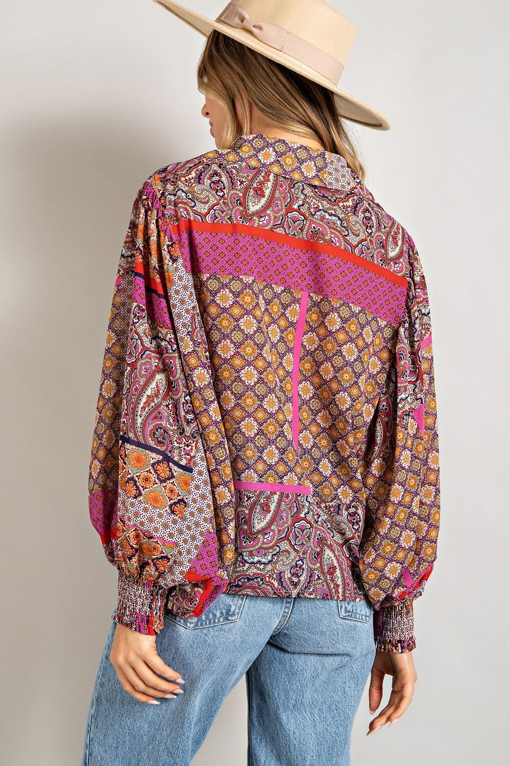 The Wild Mosaic Blouse