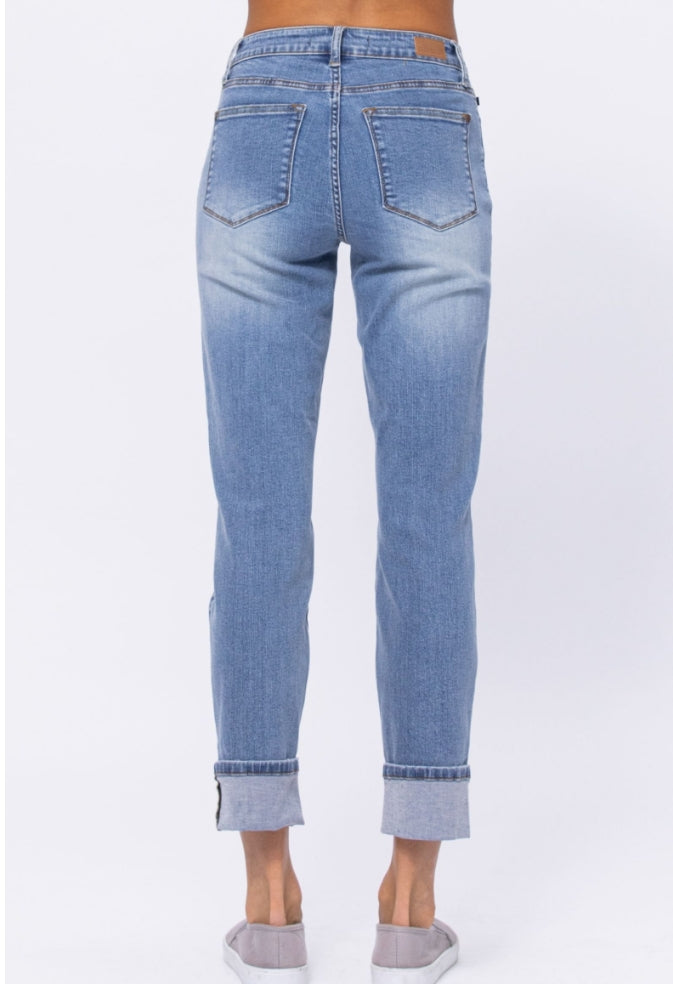 Judy Blue Traci Highrise Boyfriend Crops