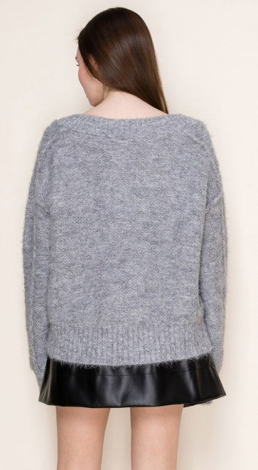The Cloud Nine V-Neck Sweater