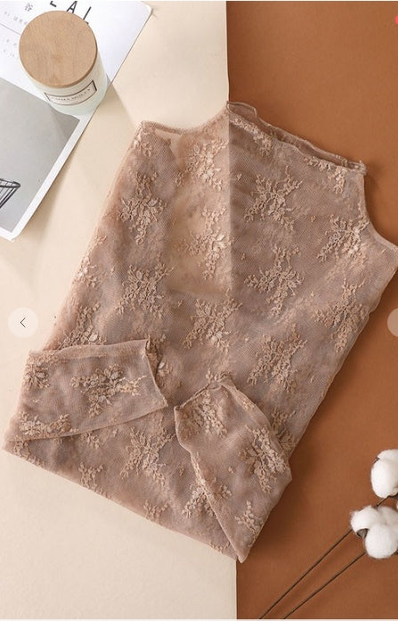 Selena Lace Long Sleeve Top