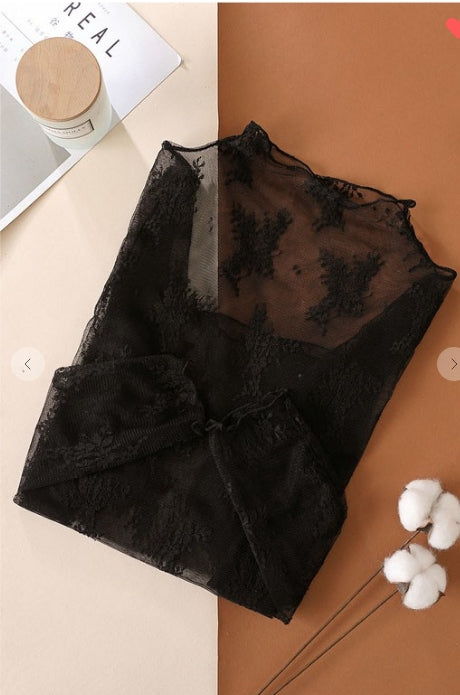 Selena Lace Long Sleeve Top