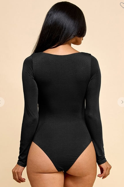Jade Square Neck Bodysuit