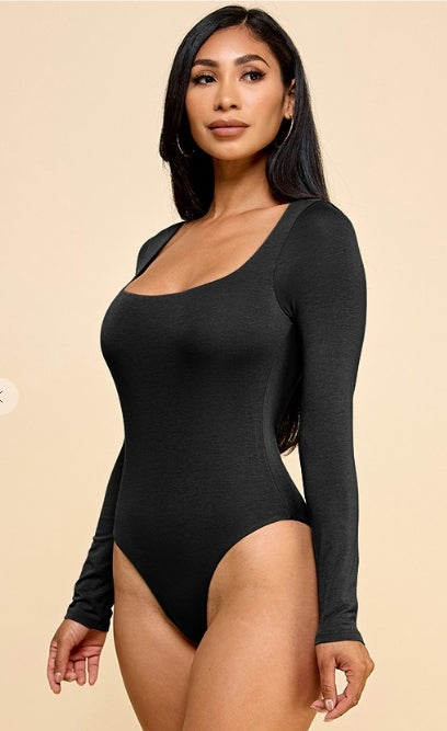 Jade Square Neck Bodysuit