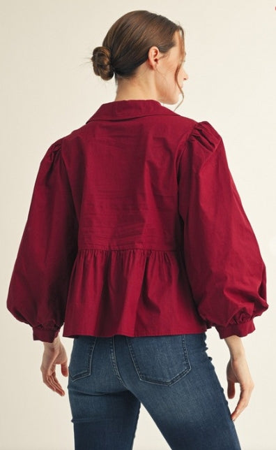 Ruffle & Rise Blouse