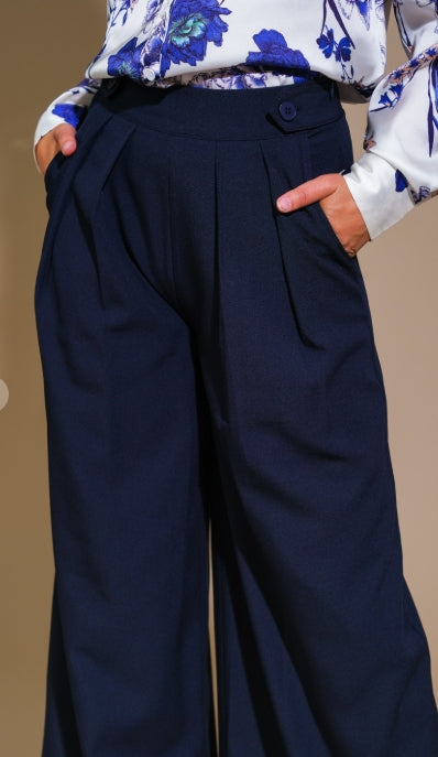 Gemma Pleated Wide Leg Pants