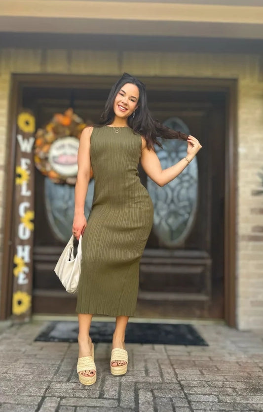 Eloise Ribbed Maxi Dress