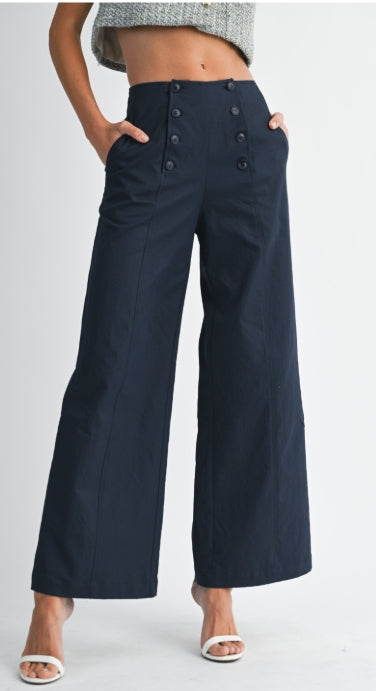 Portside Poise Wide-Leg Trousers