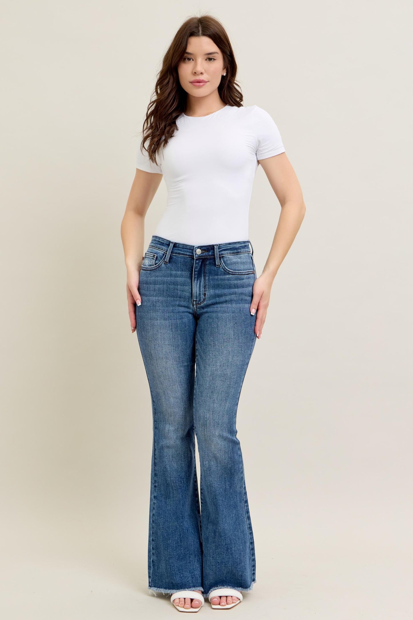 The Stevie Step Hem Flares
