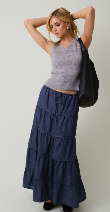 The Willow Tiered Maxi Skirt