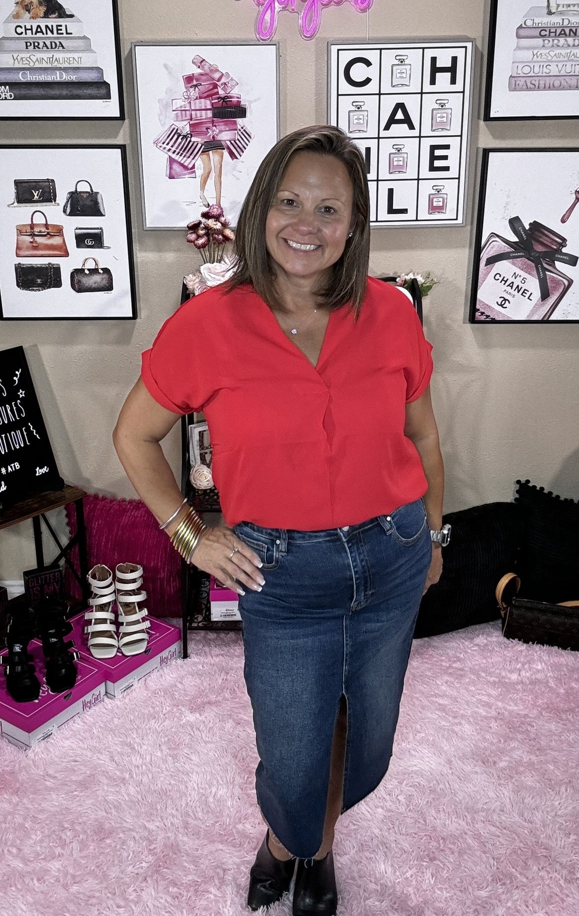 Jess Lea Whitney Woven Blouse