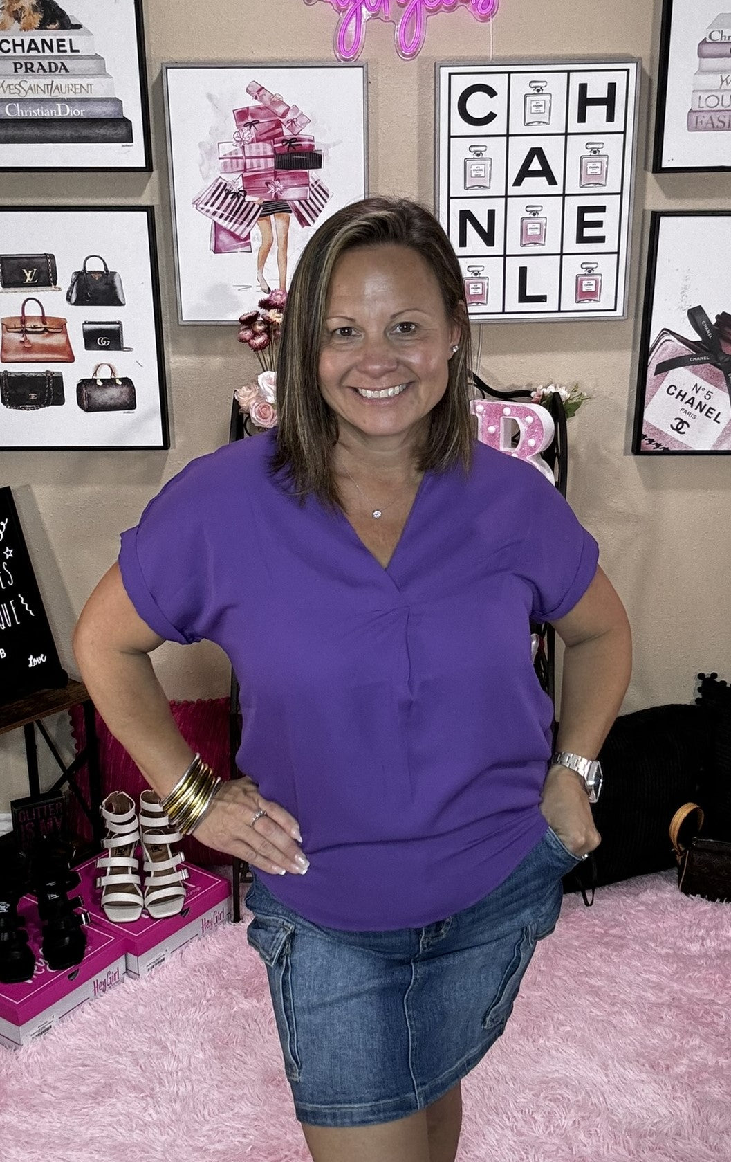 Jess Lea Whitney Woven Blouse