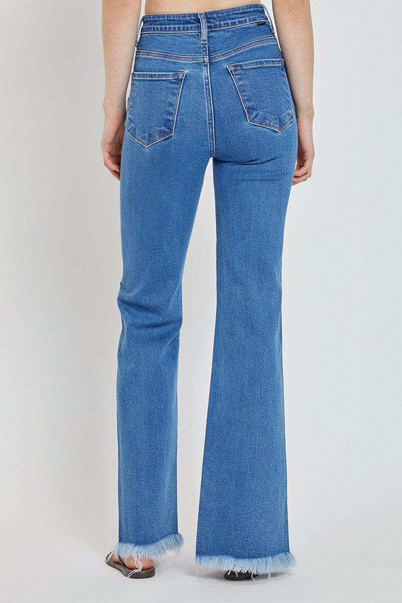 Slit & Run Raw Hem Jeans