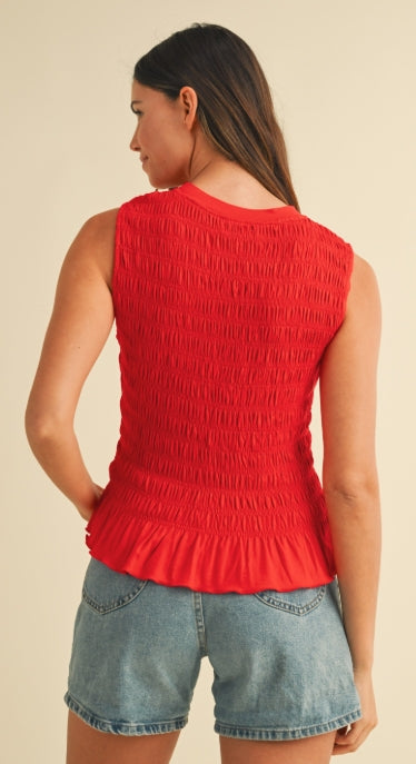 The Ruffle Effect Top