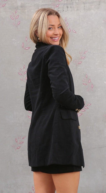 Midnight Muse Corduroy Blazer
