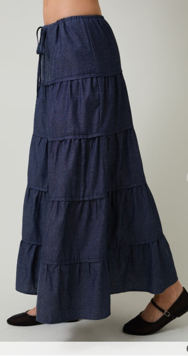 The Willow Tiered Maxi Skirt