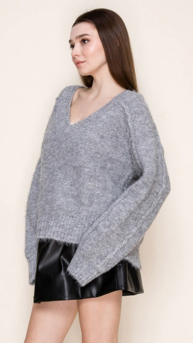 The Cloud Nine V-Neck Sweater