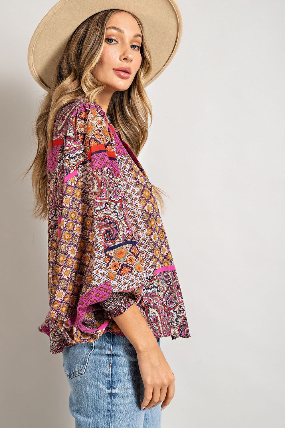 The Wild Mosaic Blouse
