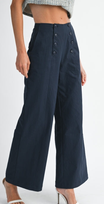 Portside Poise Wide-Leg Trousers