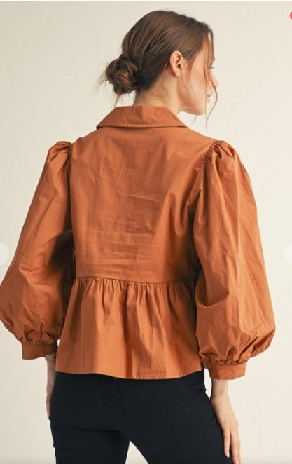 Ruffle & Rise Blouse