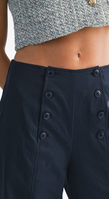 Portside Poise Wide-Leg Trousers