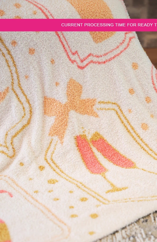 Bows & Bubbly Blanket