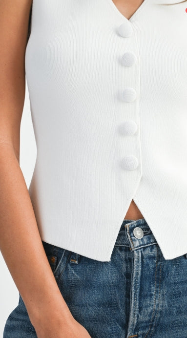 The Mercer Button Vest