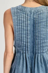 Boho Bliss Denim Romper