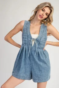 Boho Bliss Denim Romper