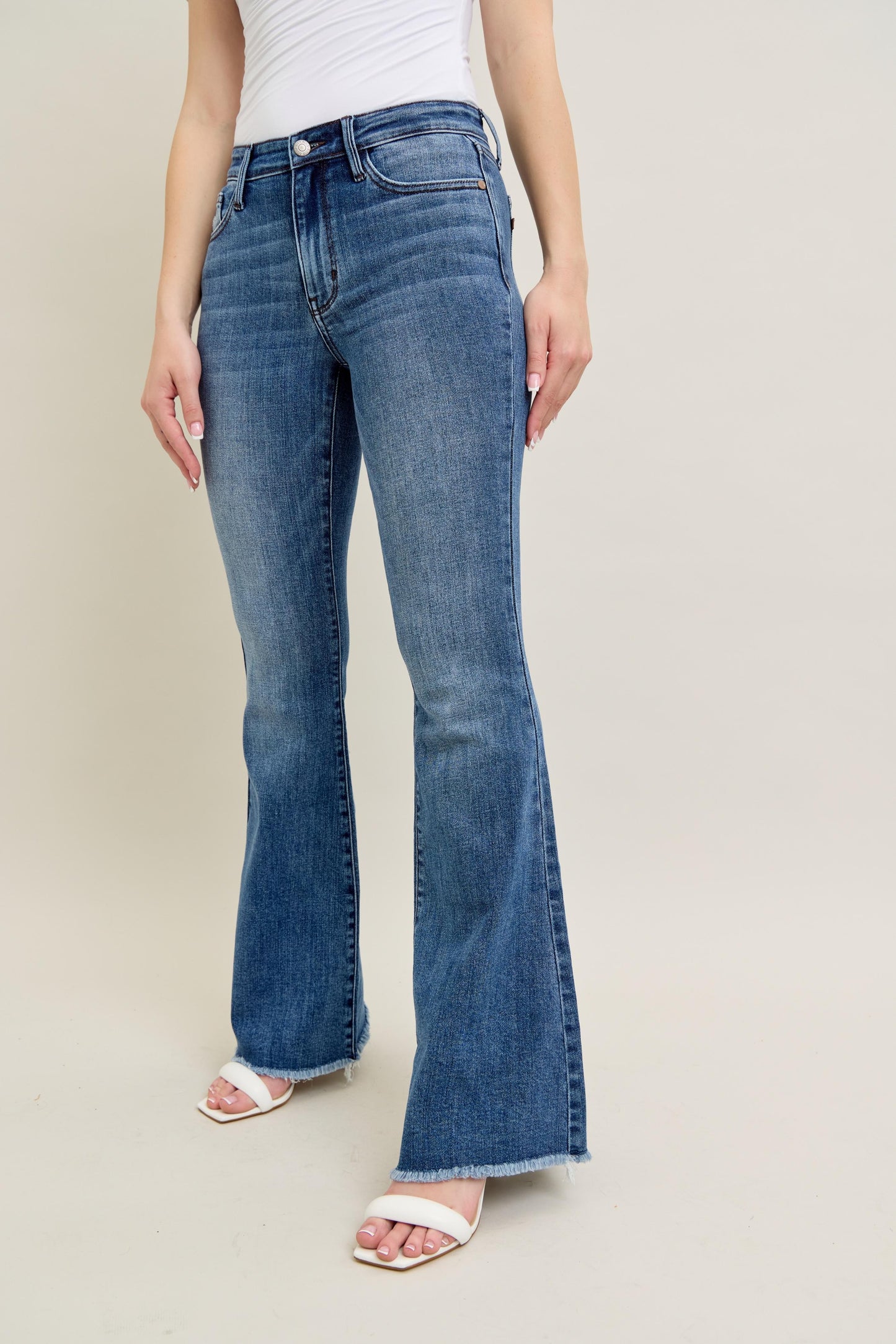 The Stevie Step Hem Flares