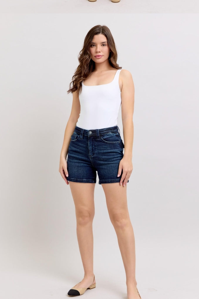 Rosamund Utility Denim Shorts