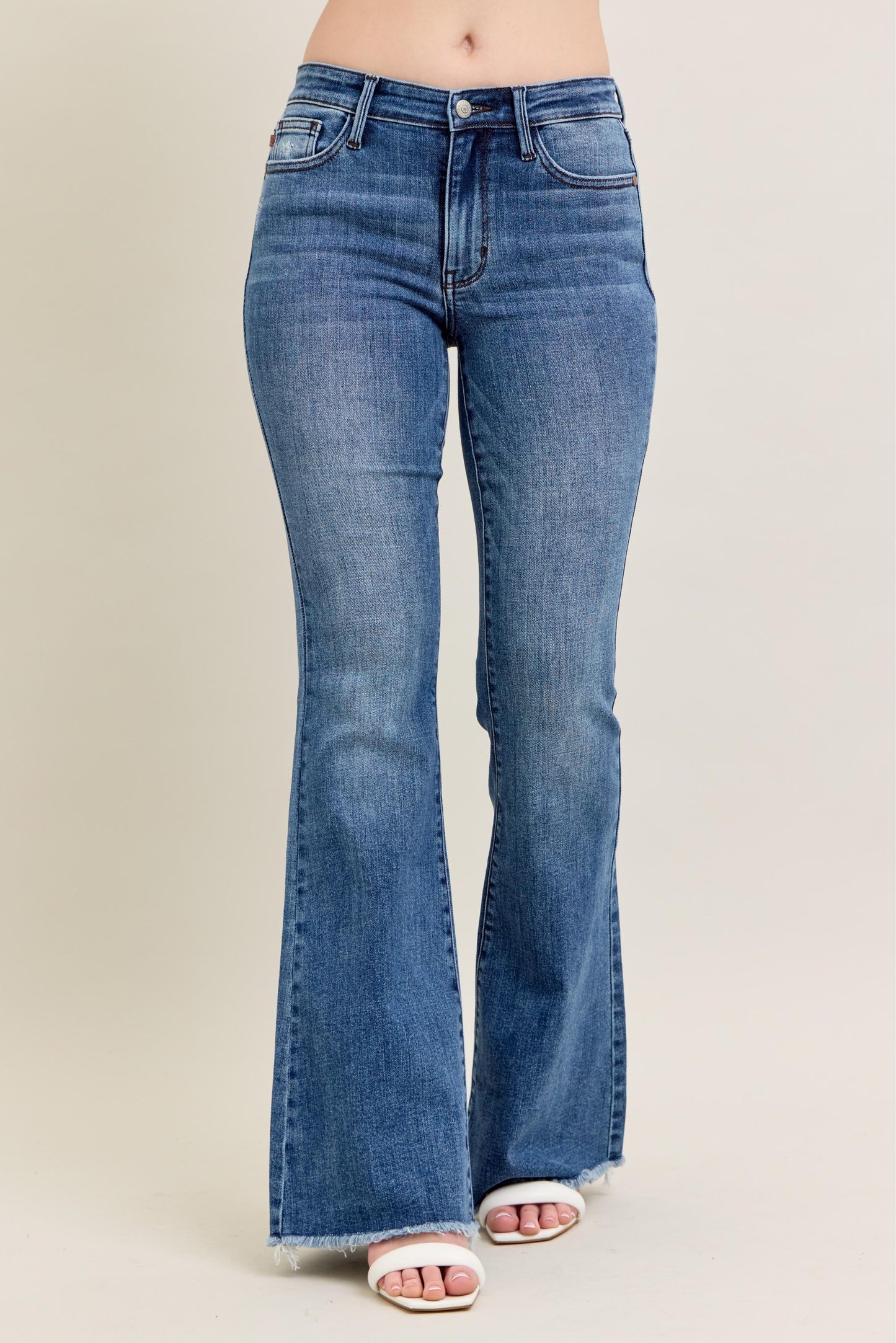 The Stevie Step Hem Flares