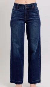 Judy Blue Adrianna HW Wide Leg Jean