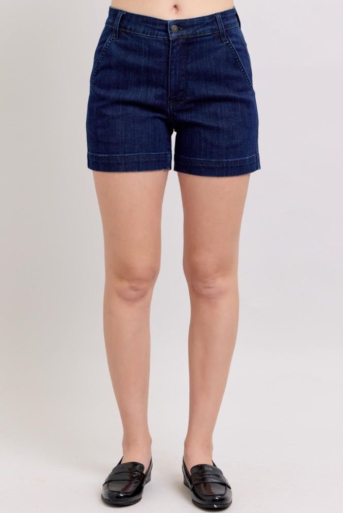 Judy Blue Cordelia Denim Trouser Shorts