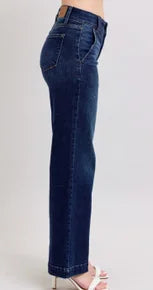 Judy Blue Adrianna HW Wide Leg Jean