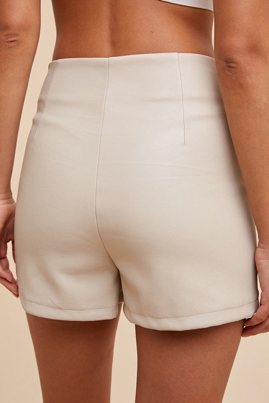 Luxe Vegan Leather Mini Skirt