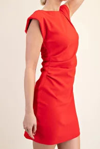 Jackie Ruched Fitted Dress