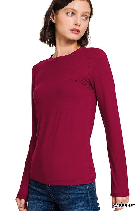 Basic Essentials: Round Neck Long-Sleeve