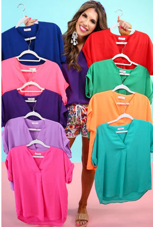 Jess Lea Whitney Woven Blouse - Final Sale