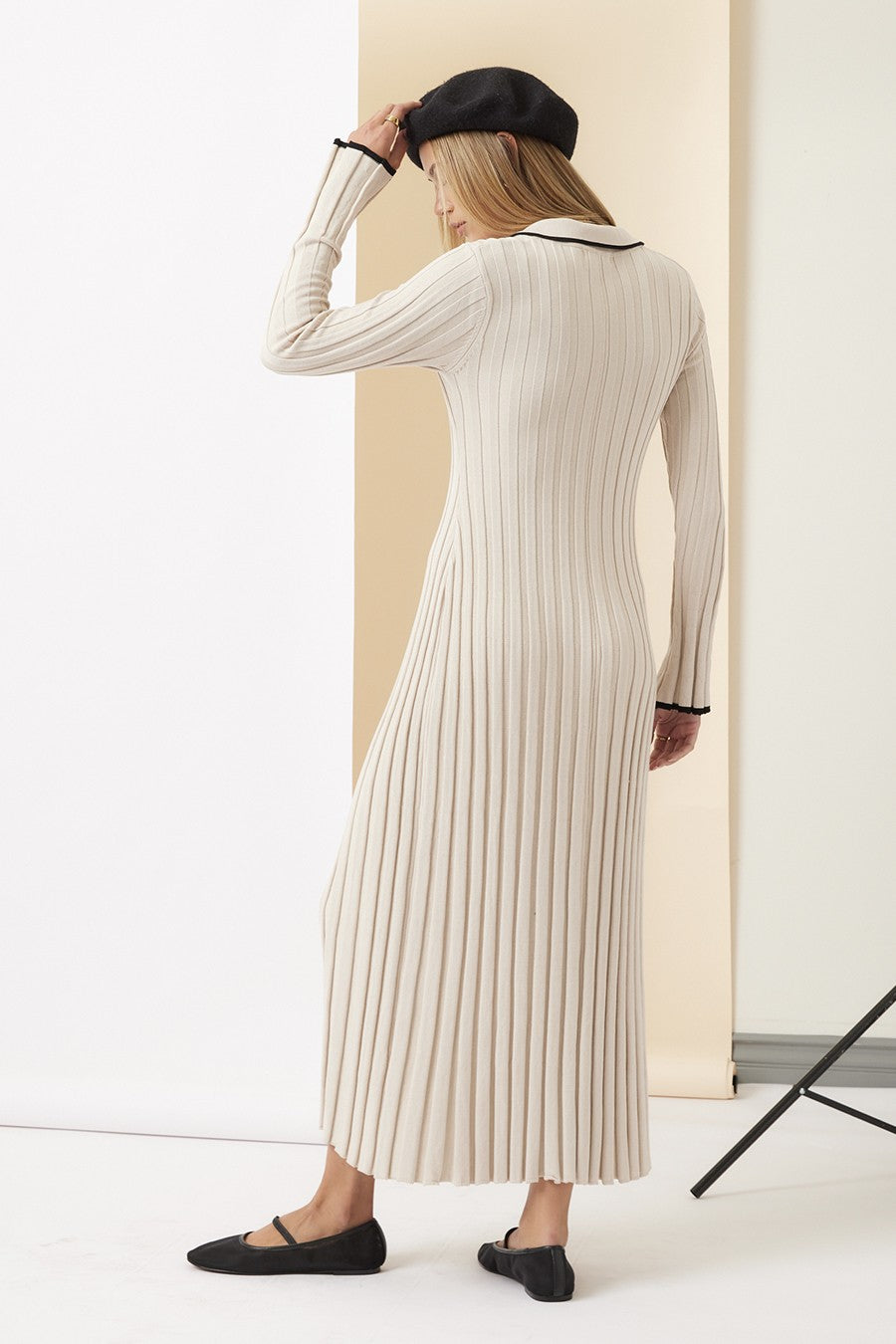 Parisian Pleats Polo Maxi Dress – by Illa Illa
