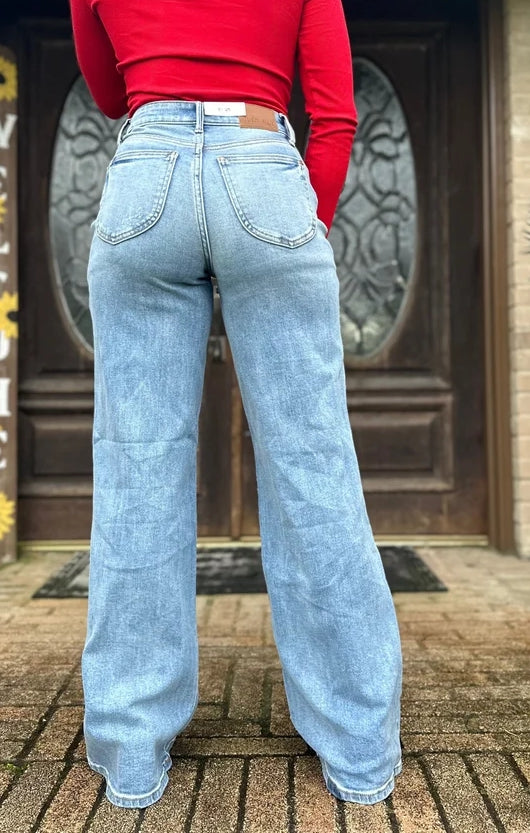 Judy Blue Caroline Vintage Wide Leg Jean