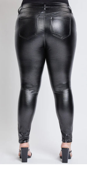 Starry Night Black Metallic Skinny Plus