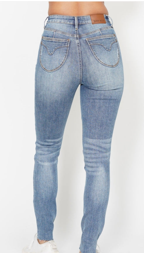 Judy Blue Feeling My Roots Skinny Jeans
