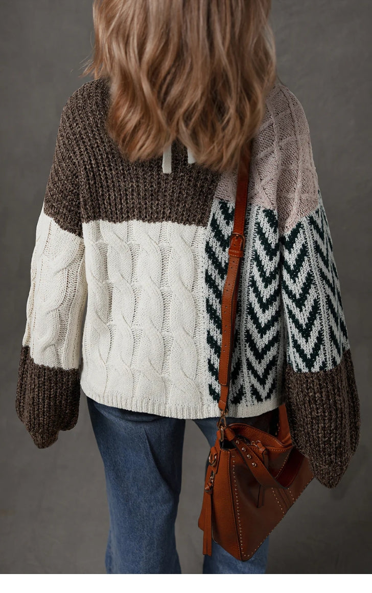 Autumn Patchwork Sweater