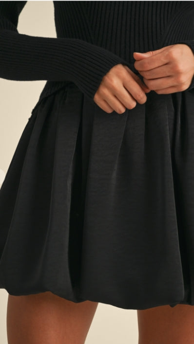 The Midnight Bloom Sweater Dress – by Mable