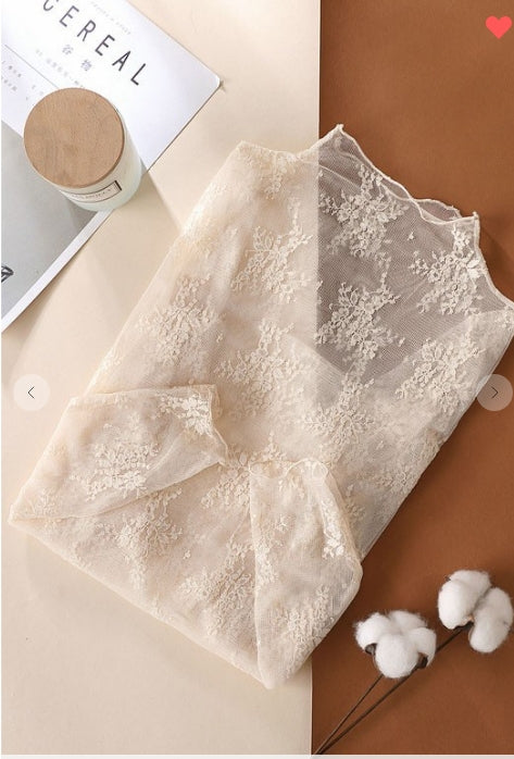 Selena Lace Long Sleeve Top