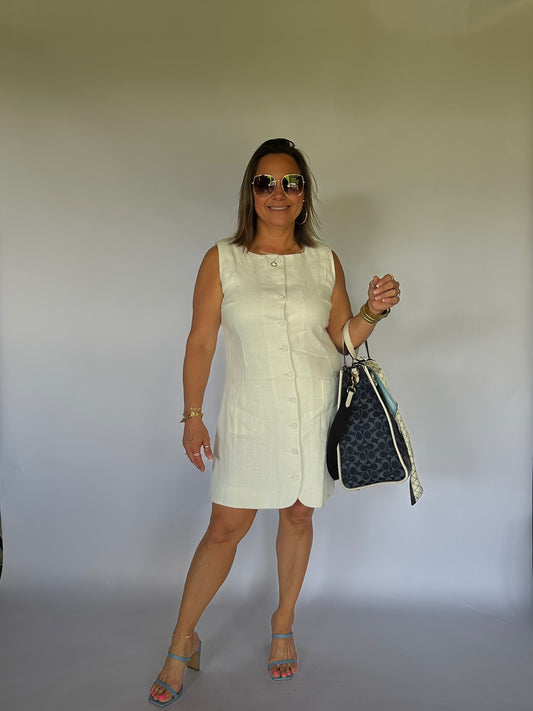 Sweet Summer Breeze Linen Dress